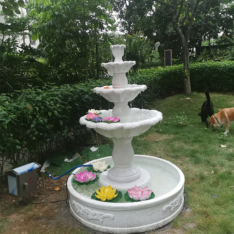 Wedding Fountain - Fontana a tre piani in stile