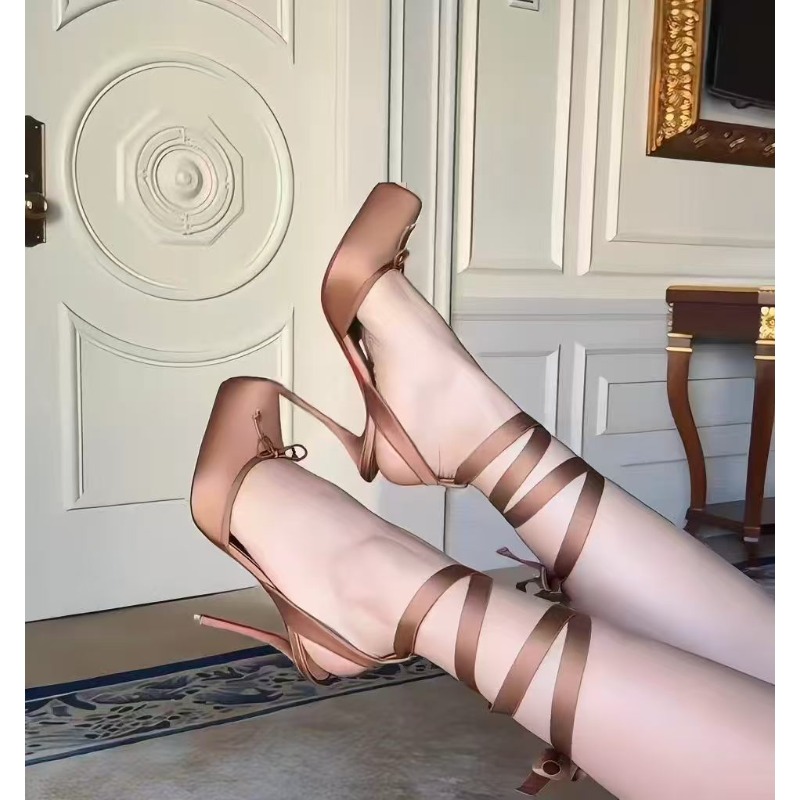 Wedding Fx - Scarpe rosse con tacco alto, sandali