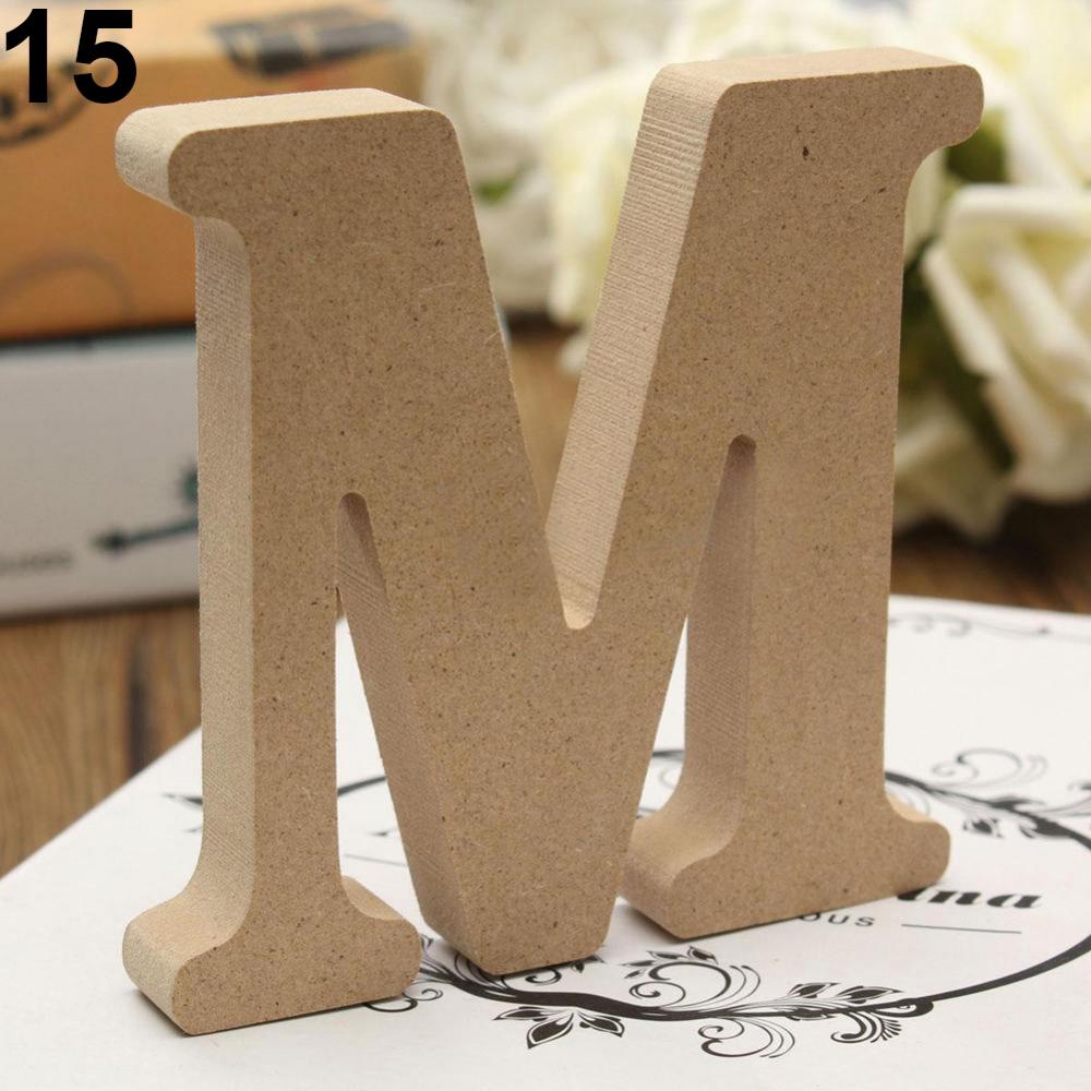 Wedding Z - 10cm Freestanding A-Z legno lettere in