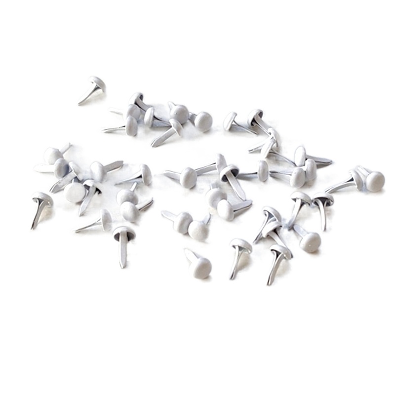Papercraft Supply Invitation - 500pcs 4.5 millimetri In Metallo Bianco