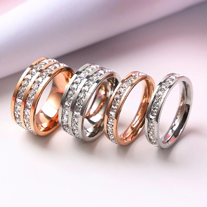 Wedding Z - Anello di lusso in acciaio inossidabile