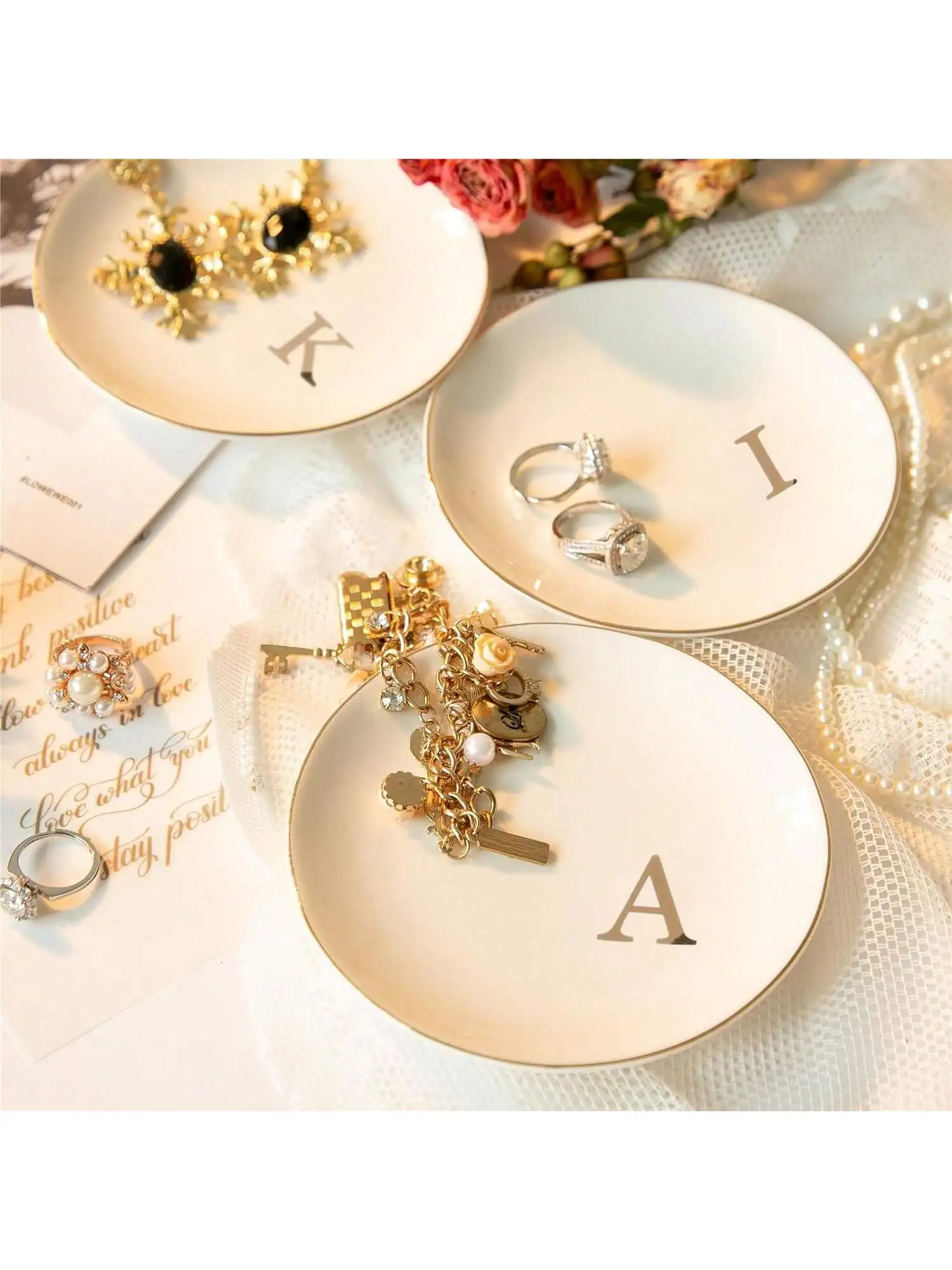 Vassoio per gioielli con inizi - Wedding Z recensione e prezzo