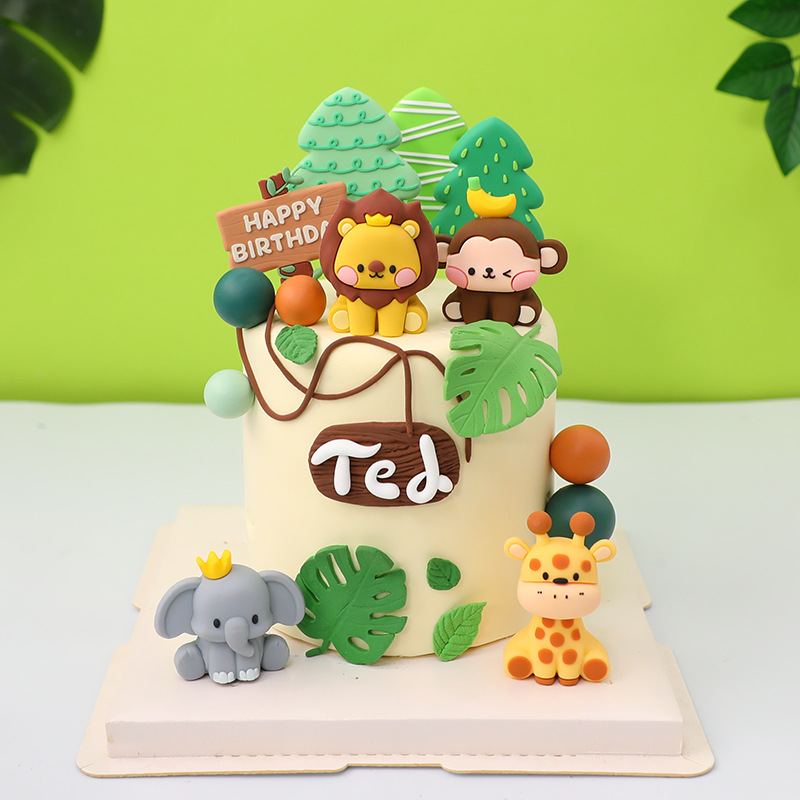 New Forest Jungle Animals Deco - Wedding Zoo recensione e prezzo