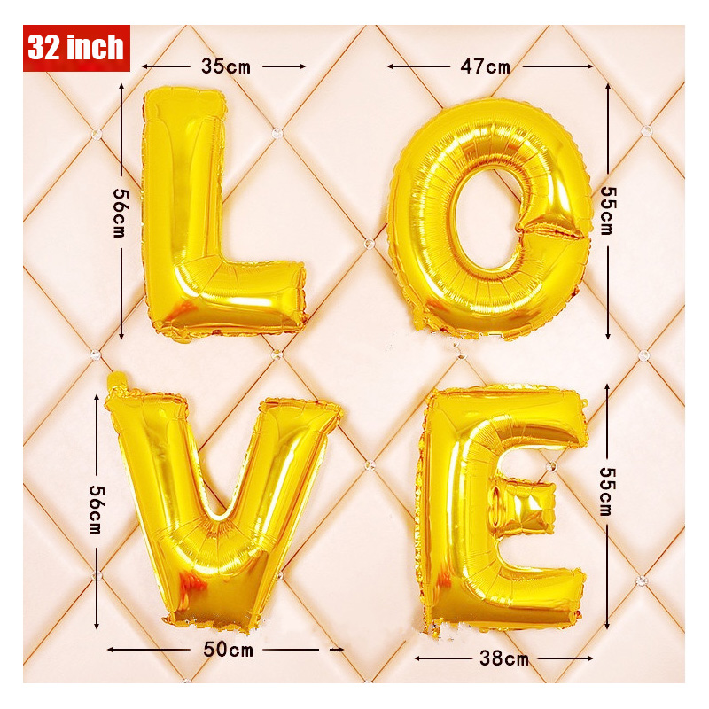 16 32 40 pollici Foil Lettera  - Wedding Z recensione e prezzo