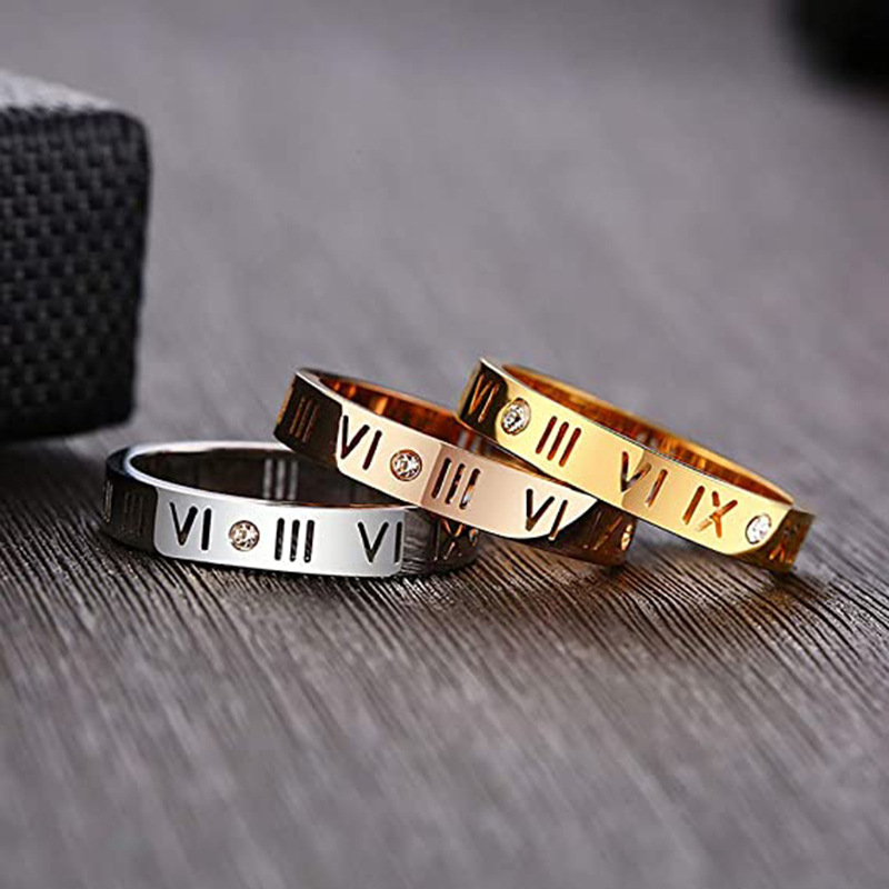 Anello con numeri romani vuoti - Wedding Z recensione e prezzo